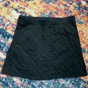 Janie and Jack Black Quilted Front Pocket Short Mini Skirt NEW
